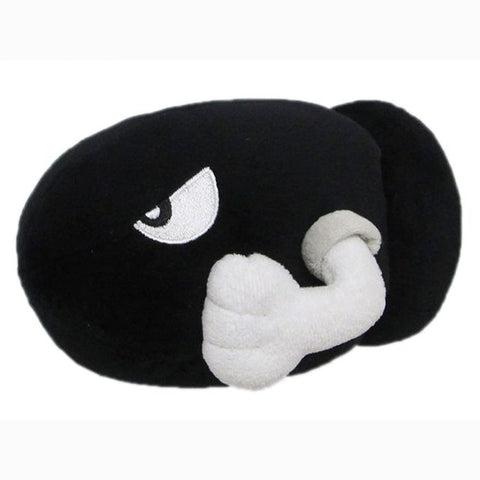 Super Mario Bullet Bill Plush - 6" (Sanei) NEW