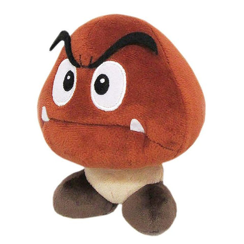 Super Mario: Goomba - 6" Plush (Sanei) NEW