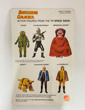 Battlestar Galactica Lt. Starbuck / Approx. 4" Action Figure with Weapon / 1978 Mattel / Universal Studios / New on UnPunched Card