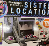 Five Nights at Freddy's FNAF / 12825 / SCOOPING ROOM Construction Set / 176 Pcs / Ages 12+ / 2017 McFarlane Toys - Scott Cawthon /  New in Damaged Box / SEE PICTURES / HARDER TO FIND SET!