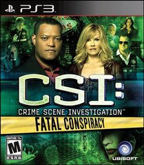 CSI: Fatal Conspiracy (Playstation 3) Pre-Owned: Game, Manual, and Case