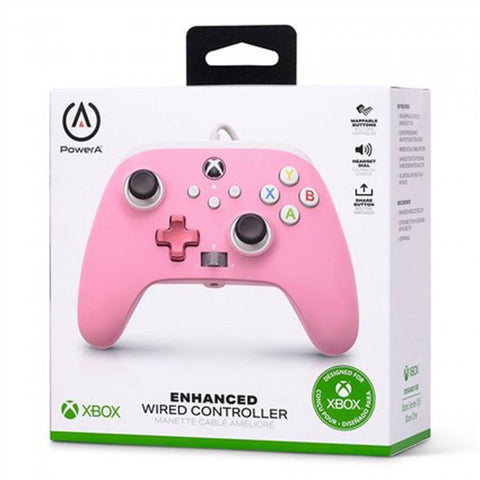 Wired Controller - Enhanced - PowerA - Pink (Xbox One / Series X/S) NEW