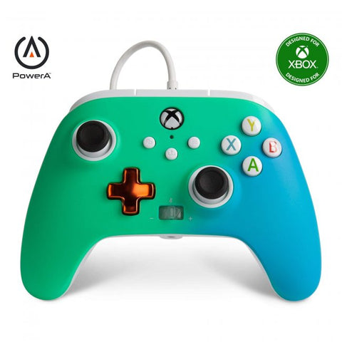 Wired Controller - Enhanced - PowerA - Seafoam Fade (Xbox One / Series X/S) NEW