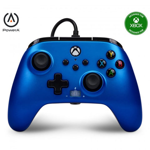 Wired Controller - Enhanced - PowerA - Sapphire Fade (Xbox One / Series X/S) NEW