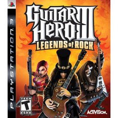 Guitar Hero III: Legends of Rock (Playstation 3 / PS3) Pre-Owned: Game, Manual, and Case