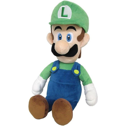 Super Mario Luigi Plush - 15" (Sanei) NEW