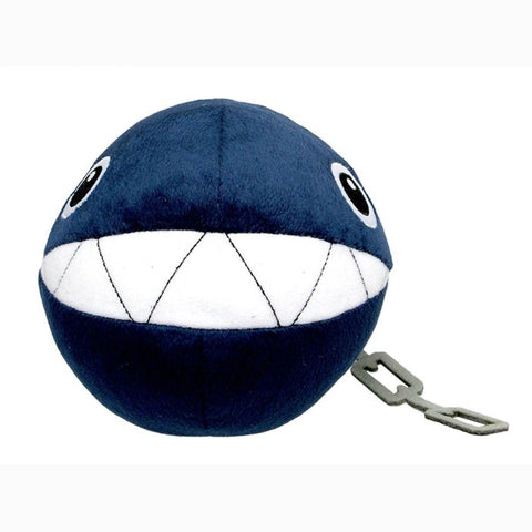 Super Mario: Chain Chomp - 6" Plush (Sanei) NEW