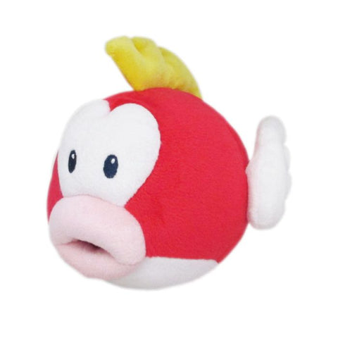 Super Mario: Cheep Cheep - 6" Plush (Sanei) NEW