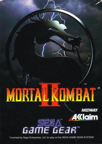 Mortal Kombat II (IMPORT/PAL) (Sega Game Gear) Pre-Owned: Cartridge Only
