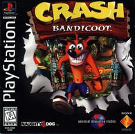 Crash Bandicoot (Black Label) (Playstation 1) Pre-Owned (no manual)