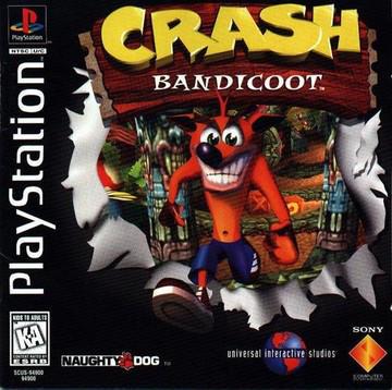 Crash Bandicoot (Black Label) (Playstation 1) Pre-Owned