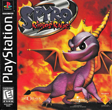 Spyro: Ripto's Rage (Black Label) (Playstation 1) Pre-Owned