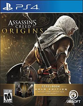 Assassin's Creed: Origins [Standard Edition] (Playstation 4) Pre-Owned w/ Steelbook Case