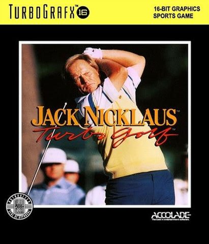 Jack Nicklaus Turbo Golf (TurboGrafx 16) Pre-Owned