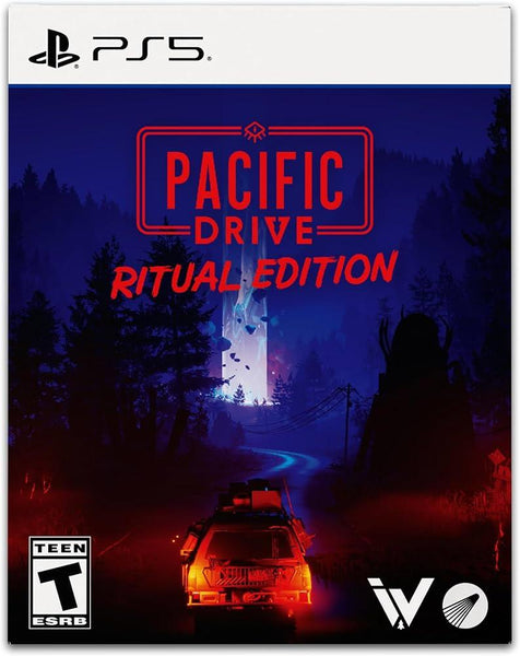 Pacific Drive [Ritual Edition] (Playstation 5) Pre-Owned (Game is factory sealed. Box that contains game and steelbook is not sealed. DLC is considered used/invalid.)