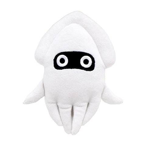 Super Mario Blooper Plush - 7" (Sanei) NEW