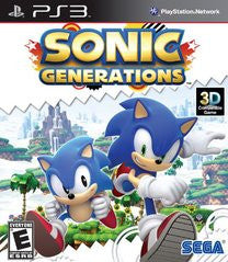 Sonic Generations (Playstation 3) Pre-Owned: Game, Manual, and Case