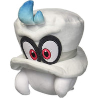 Super Mario Odyssey White Cappy (Normal Form) Plush - 8.3" (Sanei) NEW
