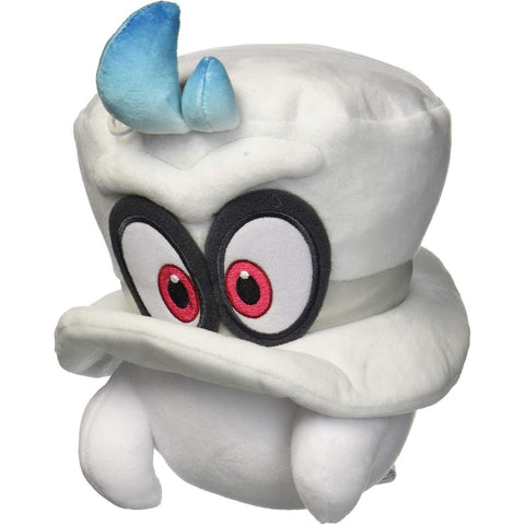Super Mario Odyssey White Cappy (Normal Form) Plush - 8.3" (Sanei) NEW