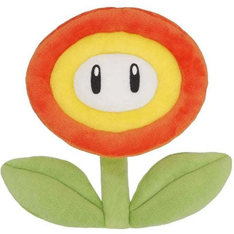 Super Mario: Fire Flower - 6" Plush (Sanei) NEW