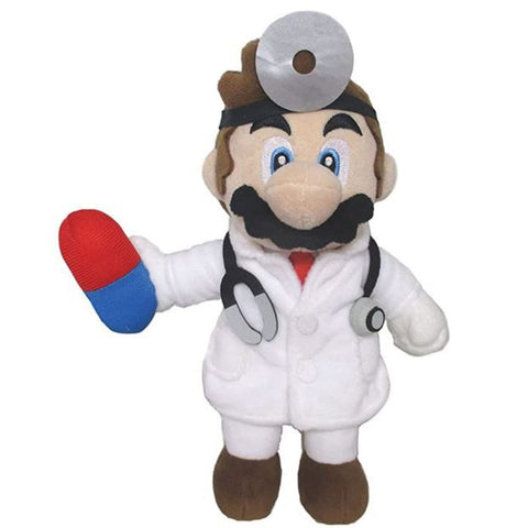 Super Mario: Dr. Mario - 10" Plush (Sanei) NEW