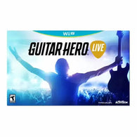 Guitar Hero Live Guitar & Game Bundle (Nintendo Wii U) Pre-Owned: Guitar, Dongle (Receiver), Strap, Game, Manual, and Box