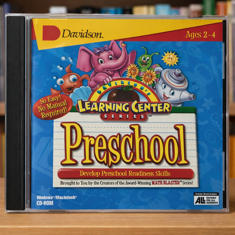 Davidson's Learning Center Series: Preschool (PC Game) Pre-Owned