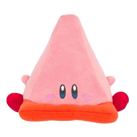 Kirby Cone Mouth Plush - 7" (Sanei) NEW