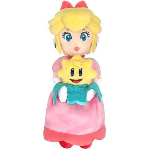 Super Mario Peach & Stella Plush - 10" (Sanei) NEW