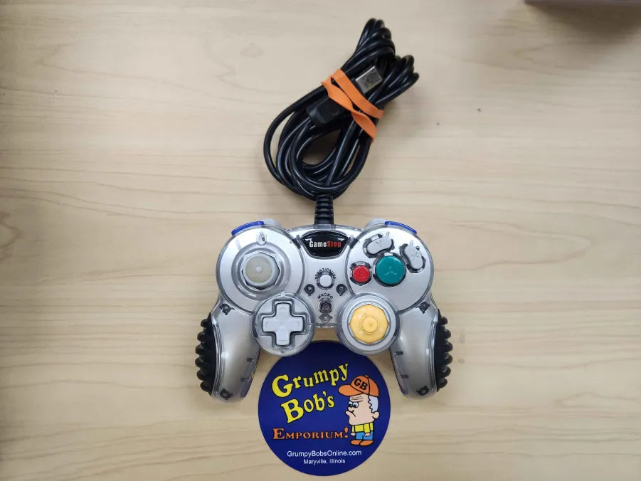 Wired Controller - Gamestop - Madcatz - Silver (Nintendo GameCube