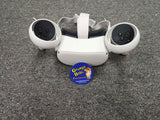 System - 128GB Edition - White (Oculus Quest 2) Pre-Owned: Headset w/ Replacement Strap, Left and Right Hand Controllers, and Anker Charging Dock w/ Charger