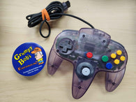 Wired Controller - Official - Atomic Purple (Nintendo 64) Pre-Owned