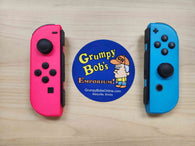 Wireless Controllers: Joy-Cons (L/R) - Neon Pink / Neon Blue - Official (Nintendo Switch) Pre-owned