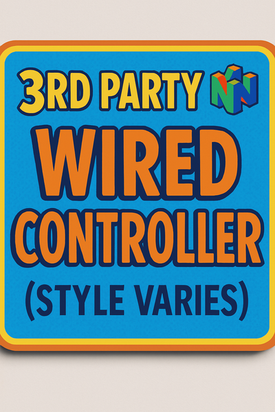 3rd Party Wired Controller (Style Varies) (Nintendo 64) Pre-Owned - $12.99