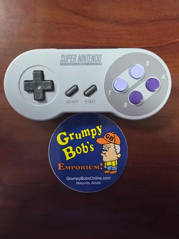 Wireless Controller - Super Nintendo Style - Grey - Official (Nintendo Switch) Pre-Owned: Controller Only