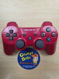 Wireless Controller - RED - Official SONY (Model #CECHZC2J) (Playstation 3) Pre-Owned