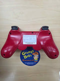 Wireless Controller - RED - Official SONY (Model #CECHZC2J) (Playstation 3) Pre-Owned