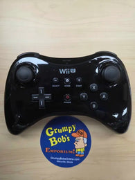 Wireless Controller - Official - PRO - Black (Nintendo Wii U) Pre-Owned