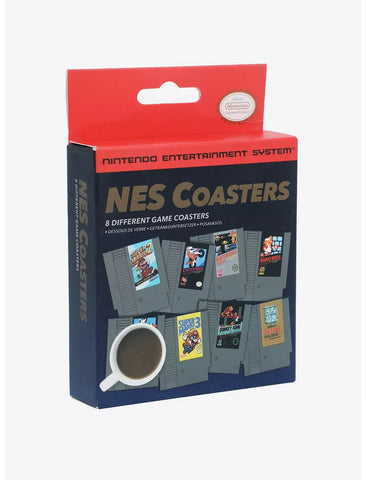 Nintendo Coaster Set - 8 NES Cartridge Coasters (Paladone) NEW