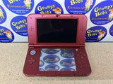 System - New Red (New Nintendo 3DS) Pre-Owned w/ Stylus, Manual, AR Cards, Cardboard Insert, and Box (Matching Serial Number) (As Pictured)
