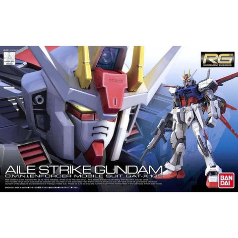 Gundam SEED GAT-X105 Aile Strike Gundam RG Model Kit (Bandai) NEW (◕‿‿◕｡) No Discounts