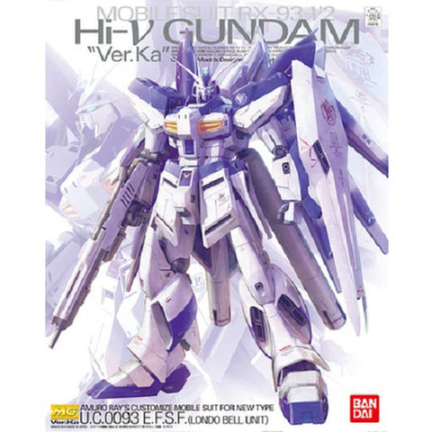Char's Counterattack Hi-Nu Gundam (Ver. Ka) MG Model Kit (Bandai) NEW (◕‿‿◕｡) No Discounts