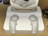 Charging Dock - White (Insignia) (Oculus Quest 2) Pre-Owned: 2 Batteries, 2 Battery Covers, Power Adapter, Docking Station, 2 Manuals, and Box (As Pictured)
