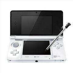 BROKEN: System ONLY - Ice White (Black & White) (Nintendo 3DS XL) Pre-Owned (As Is/Broken/For Parts)