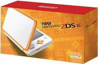BROKEN: System ONLY - White + Orange Edition (NEW 2DS XL) Pre-Owned (As Is/Broken/For Parts)