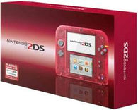 BROKEN: System ONLY - Crystal Red (Nintendo 2DS) Pre-Owned (As Is/Broken/For Parts)
