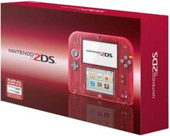 BROKEN: System ONLY - Crystal Red (Nintendo 2DS) Pre-Owned (As Is/Broken/For Parts)