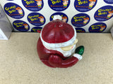 Santa Clause Bank - Cast-Iron (Reproduction) Pre-Owned (As Pictured/See Notes)