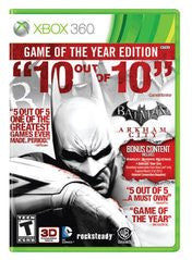 Batman: Arkham City Game Of The Year (Xbox 360)