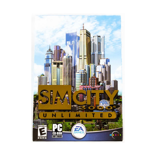 Sim City 3000 Unlimited (PC Game) Pre-Owned: Disc, Manual, Insert, Case, and Box